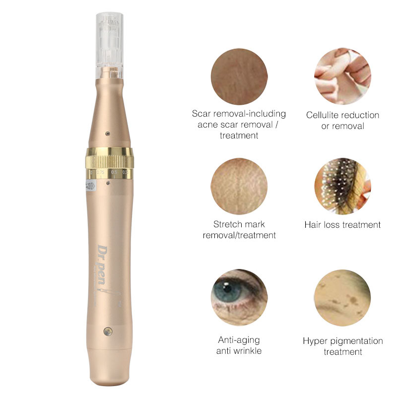 M7 M5 Nano Portable Derma Roller Electric Facial Therapy Firming Beauty Acne Print Needle Machine Dr Microneedling Pen插图8