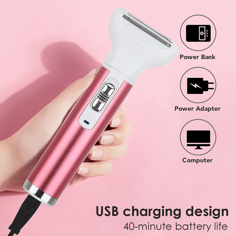 Multifunctional 5 in 1 Shaving & Hair Remover Device Electric Body Trimming Set Skin Hair Removal Appliances插图