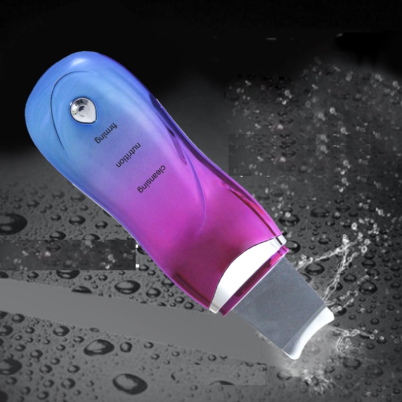 Facial Dead Beauty Care Iontophoresis Electroosmosis Spatula Exfoliator Microcurrent Ultrasonic Face Skin Scrubber插图4