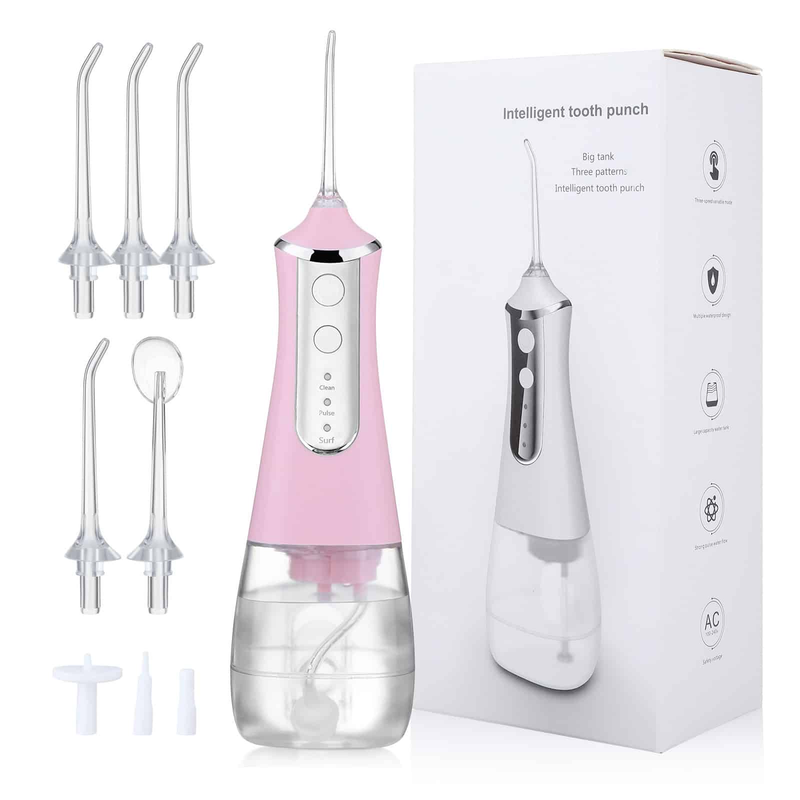 5 in 1 Toothpick Dental Scaler Electric Ultrasonic Waterproof Wireless Water Flosser Teeth Cleaning Custom Water Flosser插图13