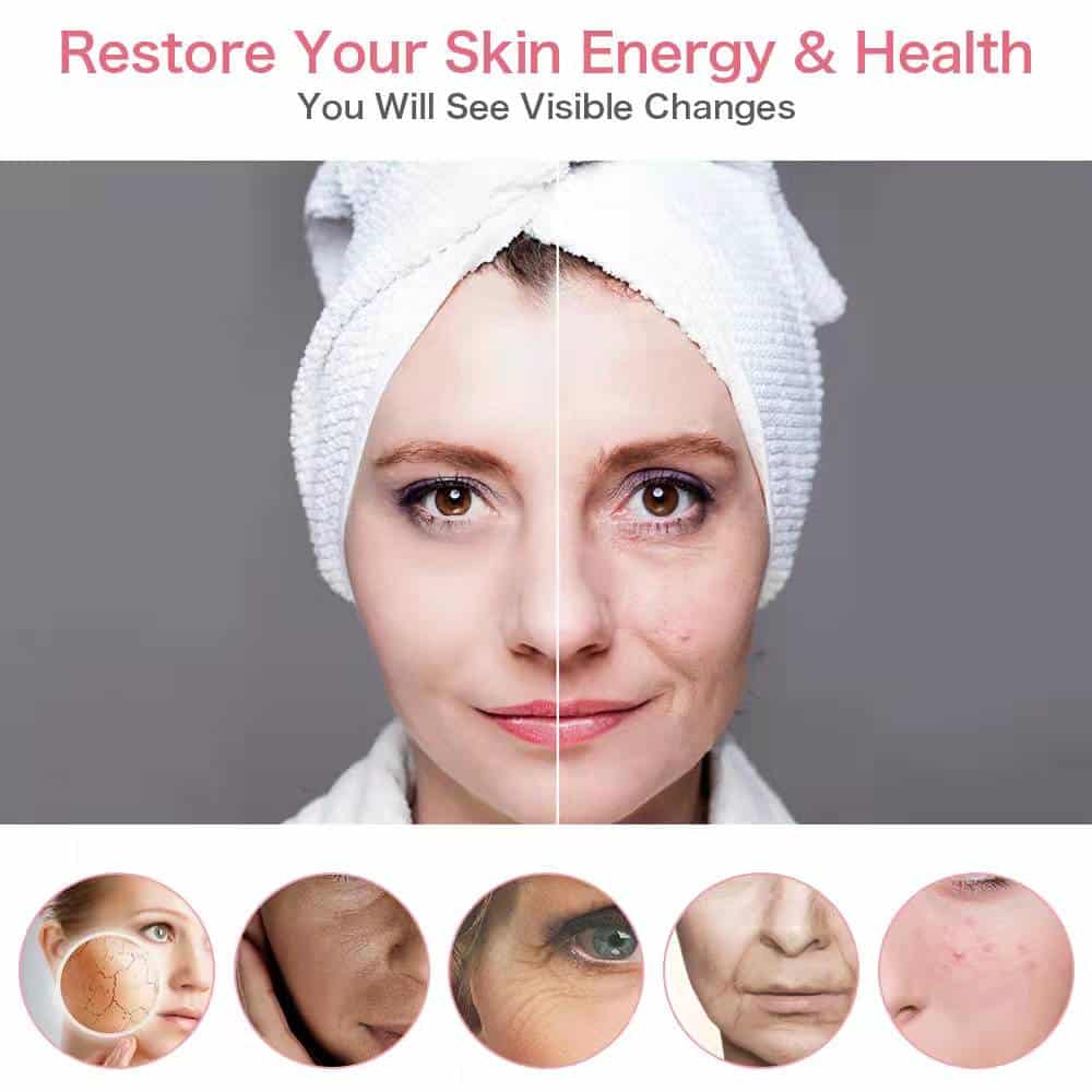 5 in 1 Multifunctional Skin Care Anti-Wrinkle Face Lift Tightening EMS Photon Therapy Facial Massager RF Beauty Device插图11