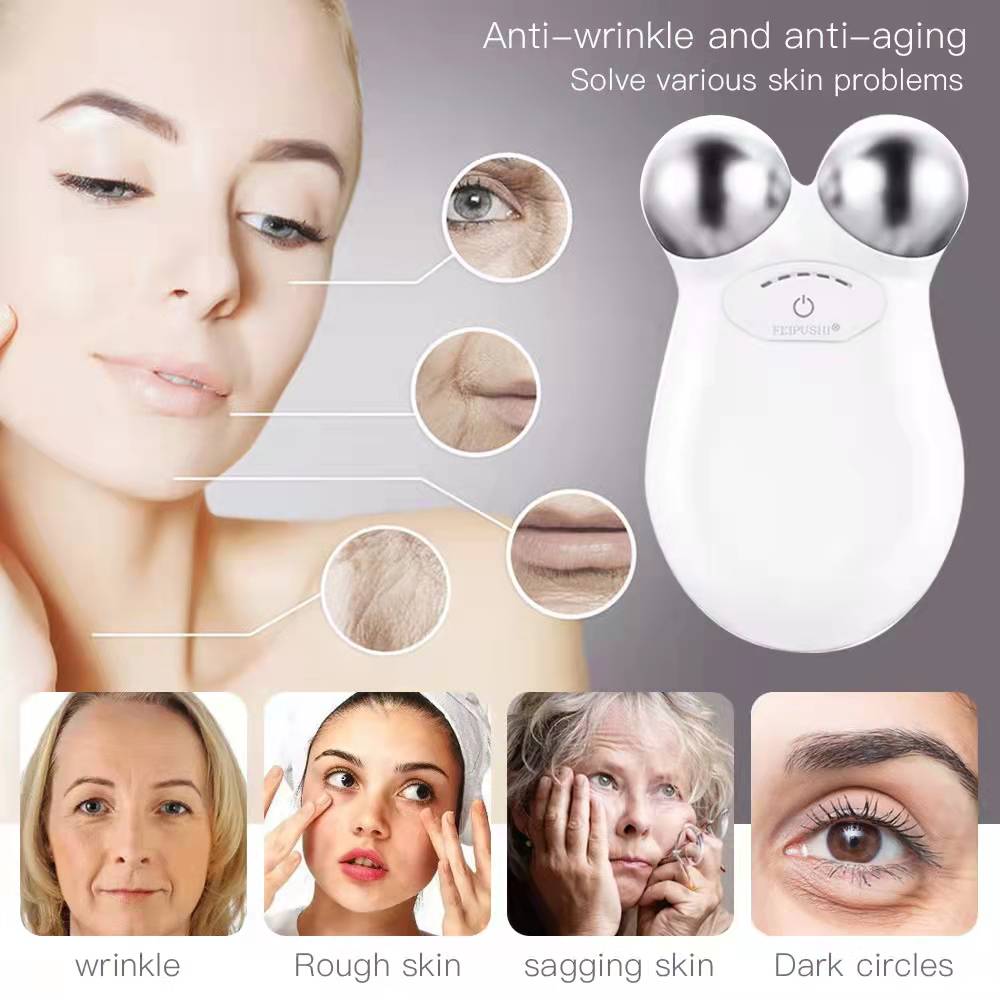 Electric Wrinkles Remove Galvanic Spa Facial Massager EMS Microcurrent Face Lift Machine Face Beauty Device插图1