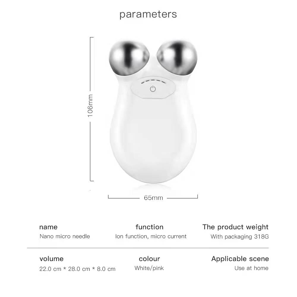 Electric Wrinkles Remove V Shape Galvanic Spa Facial Massager Ems Microcurrent Face Lift Machine Face Beauty Device插图4