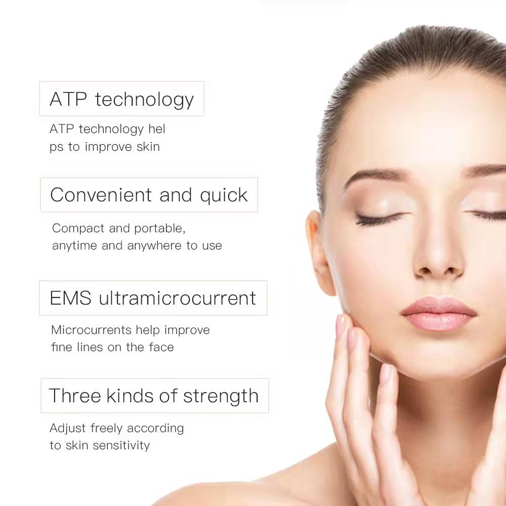 Electric Wrinkles Remove V Shape Galvanic Spa Facial Massager Ems Microcurrent Face Lift Machine Face Beauty Device插图6