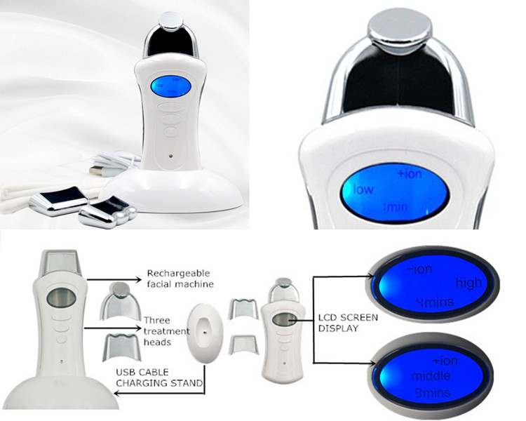 Bio Rechargeable USB Multi-function Beauty Equipment Micro Current Face Lift Beauty Device Galvanic Spa Machine插图6