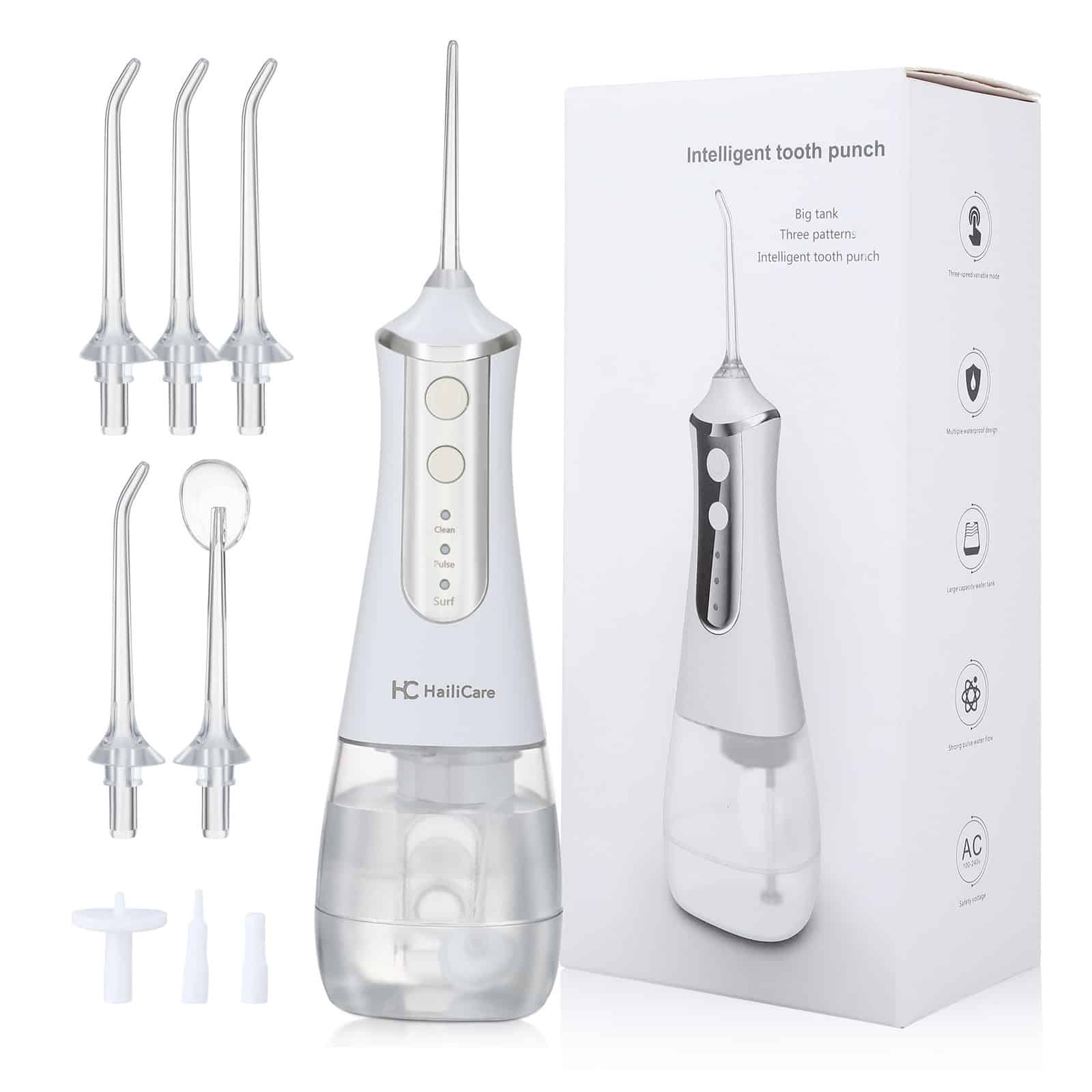 5 in 1 Toothpick Dental Scaler Electric Ultrasonic Waterproof Wireless Water Flosser Teeth Cleaning Custom Water Flosser插图8