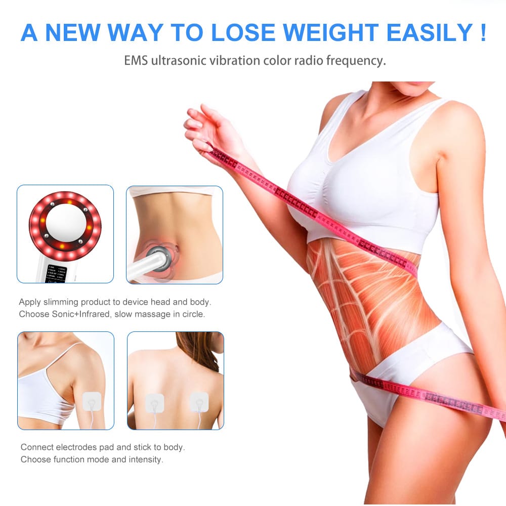 OEM 8 in 1 Ultrasonic Cavitation Weight Loss Light Technology Skin Tightening Face Lift RF Beauty Body Slimming Machine插图4