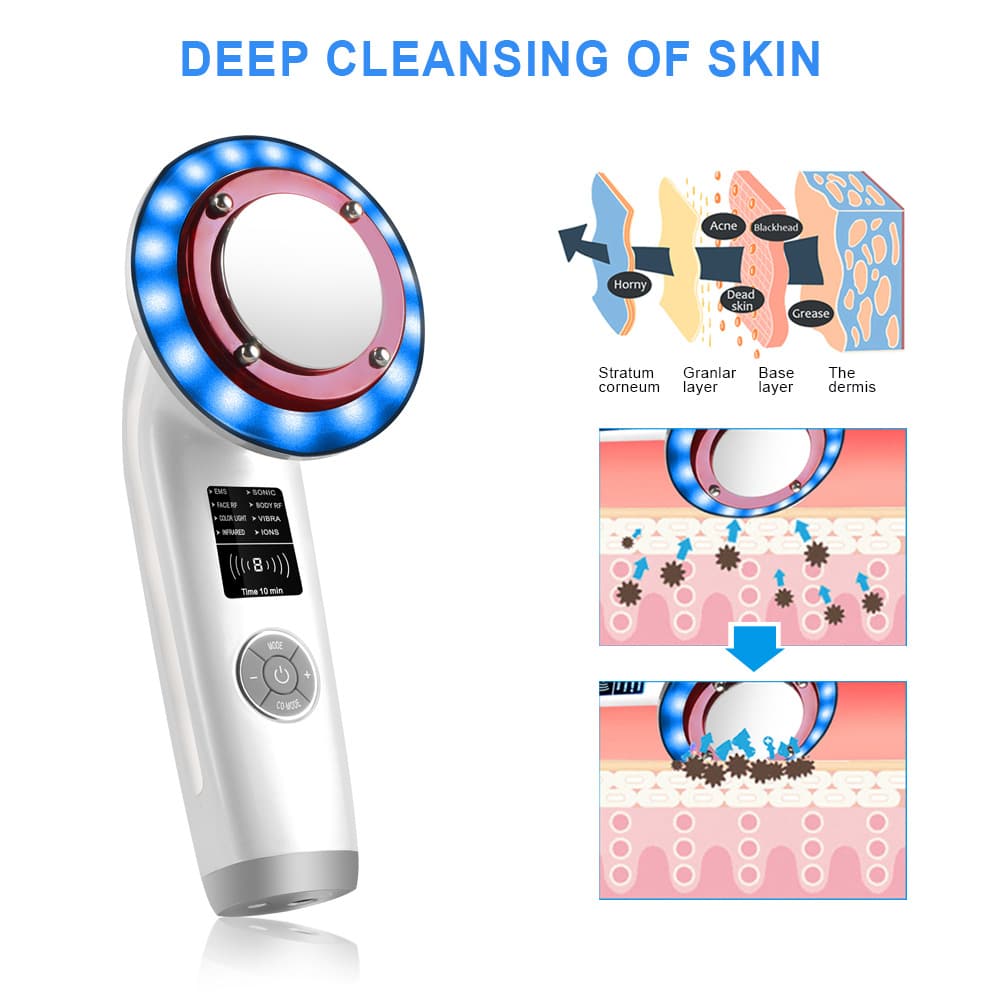OEM 8 in 1 Ultrasonic Cavitation Weight Loss Light Technology Skin Tightening Face Lift RF Beauty Body Slimming Machine插图10