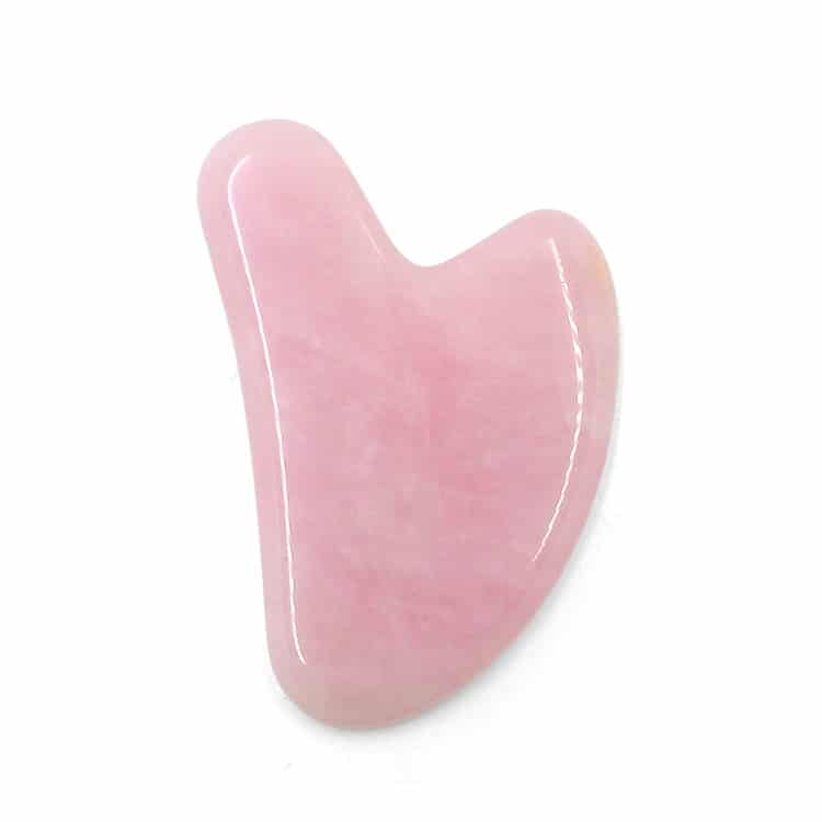 Wholesale Custom Pink Green Gift Guasha Stone Set Rose Quartz Facial Massager Tools Jade Roller And Gua Sha插图4