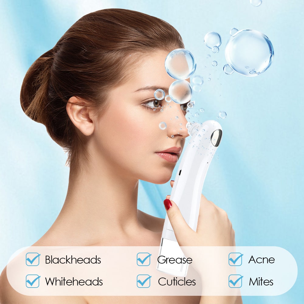 Water Spray 4 in 1 Electric Peeling Beauty Machine Skin Scrubber Nose Strip Vacuum Facial Pore Cleaner Blackhead Remover插图1