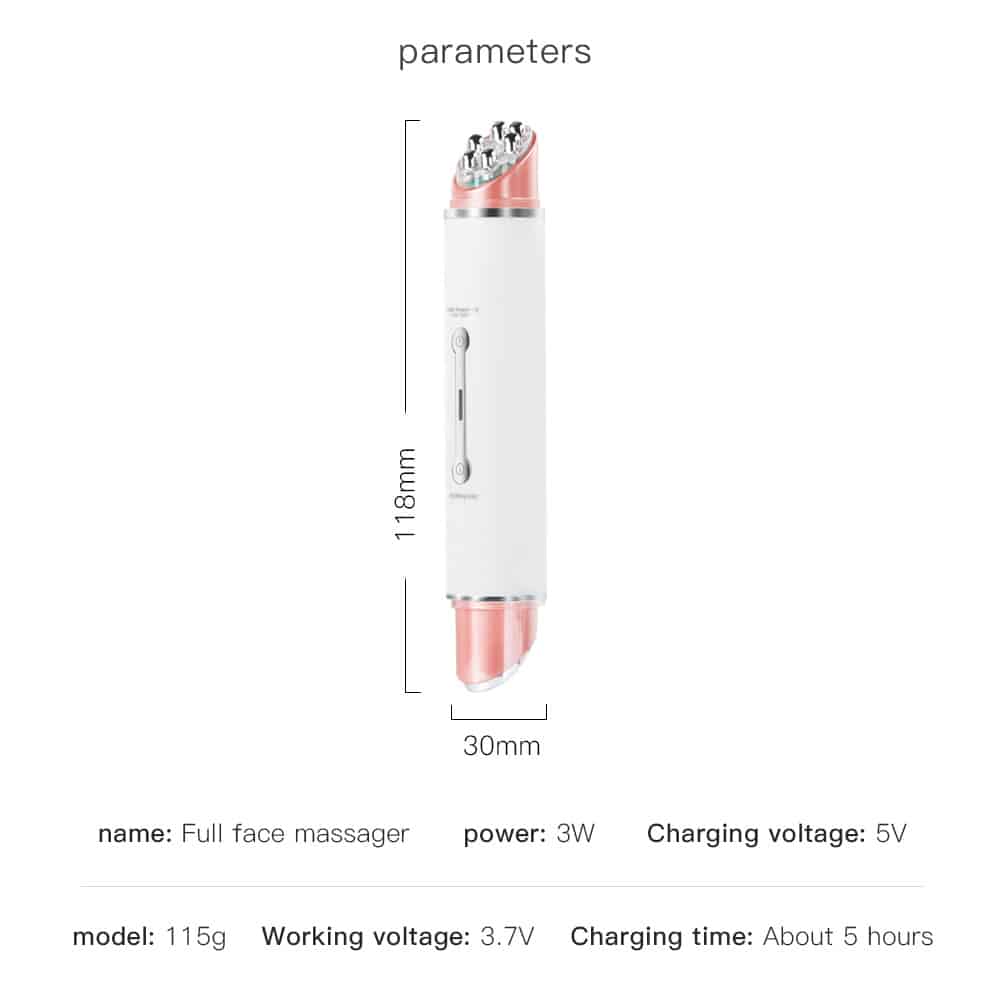 RF EMS Electric Eye Beauty Instrument Pen LED Photon Presothaerapy Ionic Heating Vibration Wrinkle Remover Eye Massager插图5