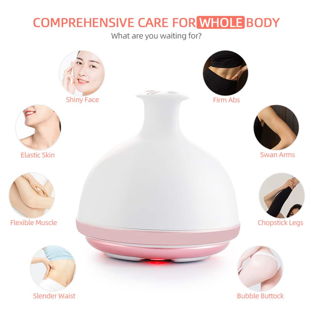 OEM Beauty Phototherapy Vibrating Massager Heating Pulse Current Reshap Sonic Weight Loss RF Body Slimming Machine插图7