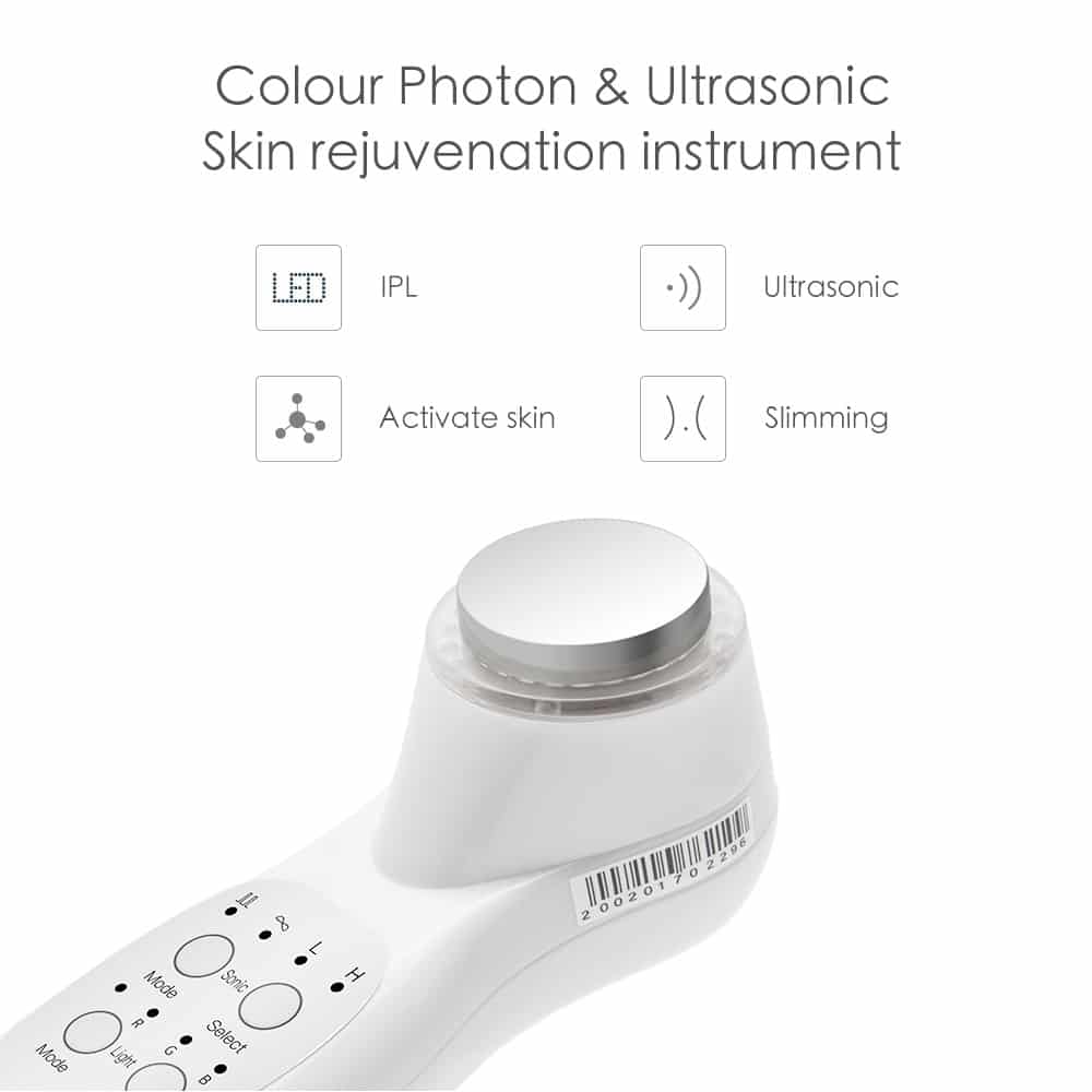 7 IN 1 Ultrasonic Skin Rejuvenation Beauty Instrument Facial Lift IPL LED Photon Light Weight Loss Body Slimming Machine插图1