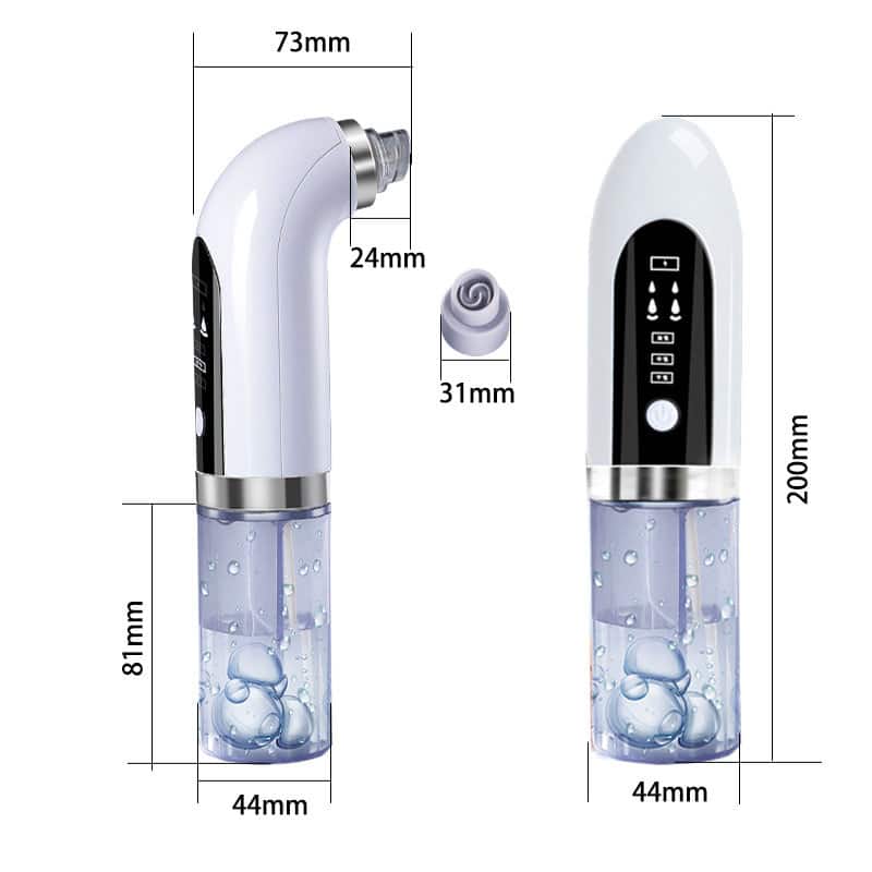 Portable Nose Strip Facial Cleaner Blackheads Remover with Vacuum Suction Beauty Skin Acne Pore Vacuum Blackhead Remover插图5