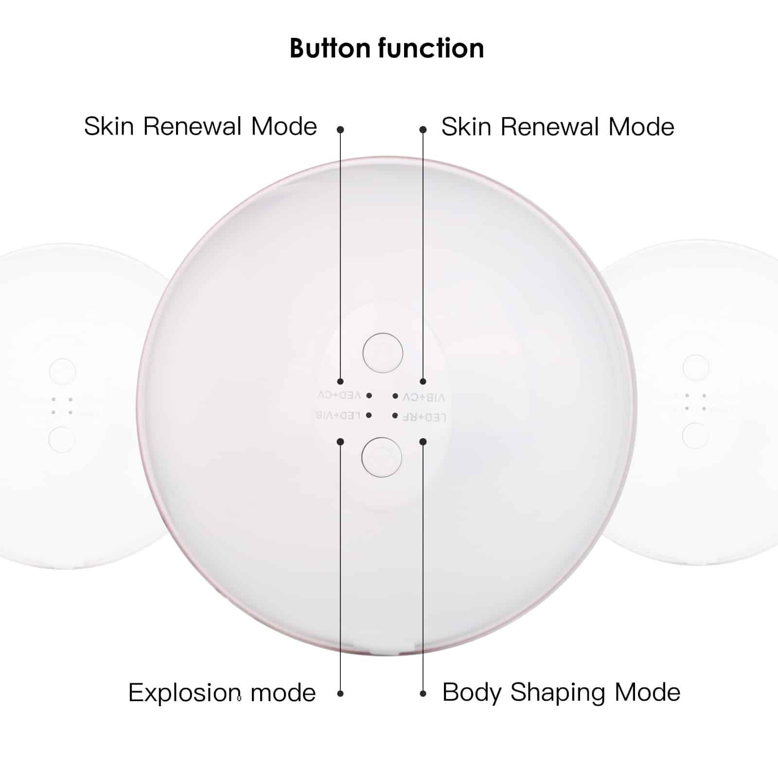 OEM Beauty Phototherapy Vibrating Massager Heating Pulse Current Reshap Sonic Weight Loss RF Body Slimming Machine插图13