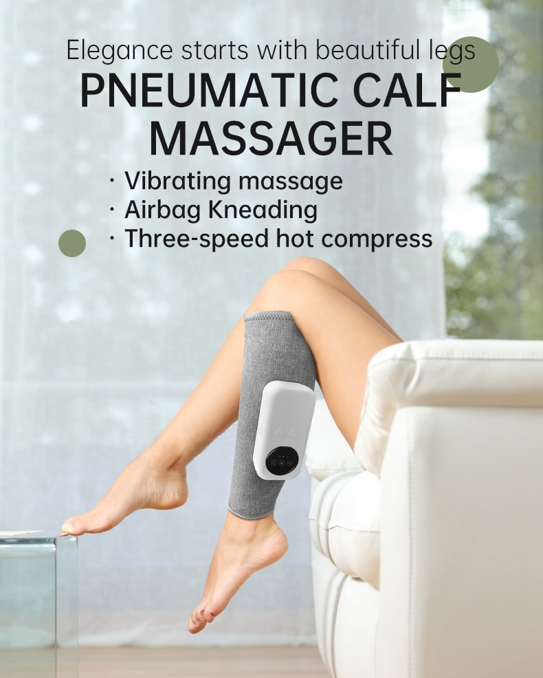 New Smart with Heat Leg Massage for Circulation and Relaxation Table Foot Machine Air Compression Leg Massager插图