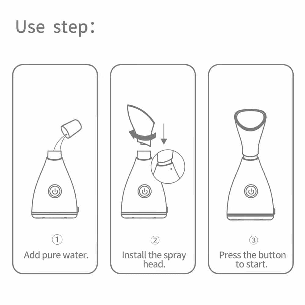 Electric Beauty Home Use Humidifier Hot Selling Amazon Spray Spa Nano Mist Face Steamers Custom Ionic Facial Steamer插图12
