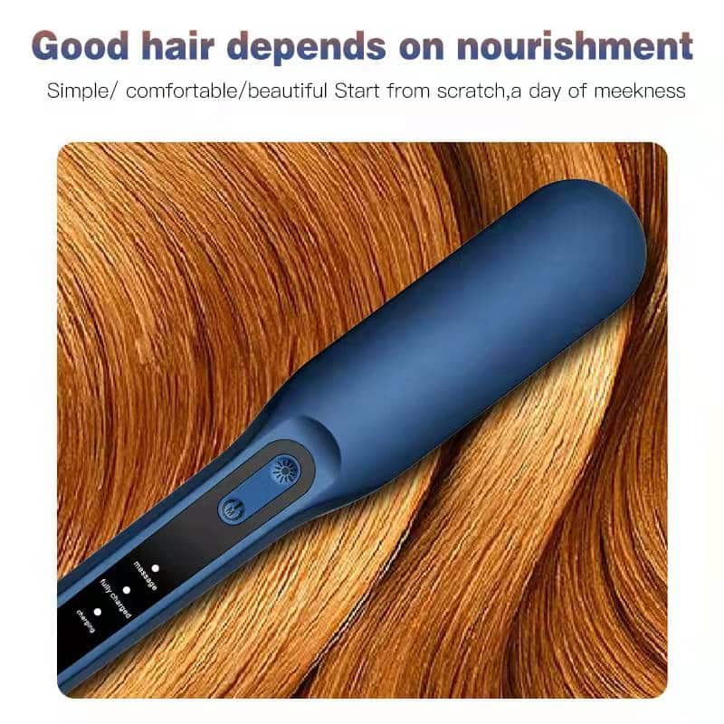 Professional Laser Head Scalp Beauty Massager Electric Electric Hair Brusher Ionic Hot Comb Hair Straightener Brush插图5