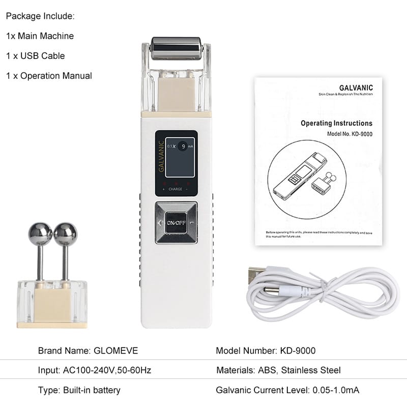 Facial Lift Massager Wrinkle Remover Machine Bio Microcurrent Ion Beauty Device Anti Aging Electroporation Galvanic Spa插图2