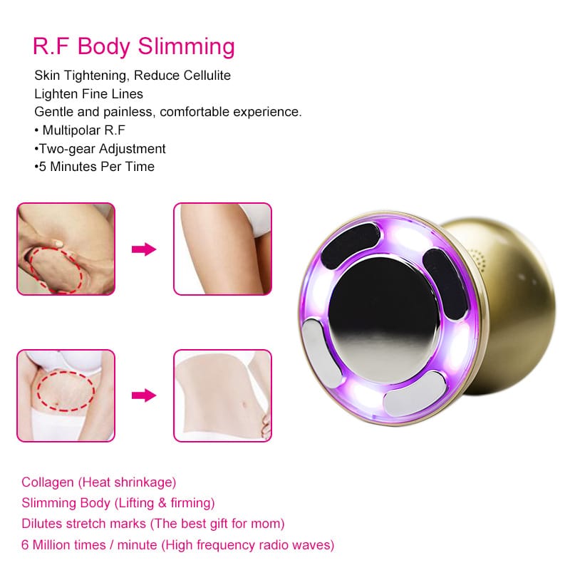 Fat Burning Device Ultrasonic Cavitation LED Light Technology Lift Beauty Radio Frequency Body Slimming Machine插图1