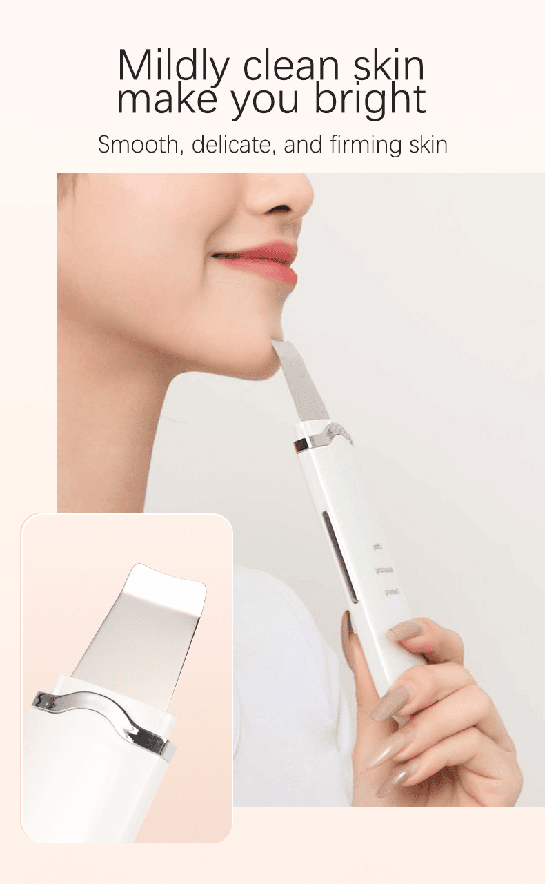 Microcurrent Deep Cleansing Spatula Face Lift Machine Skin Rejuvenation Facial Dead Beauty Care Skin Scrubber插图8
