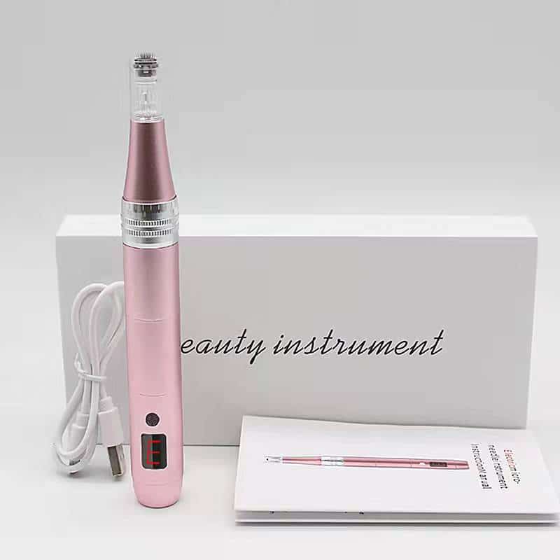 Electric Beauty Skin Firming Nano Therapy System Needle Derma Roller Microneedle Machine Dermaroller Microneedling Pen插图1